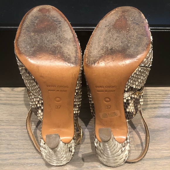 Gorgeous L’Autre Chose Python Sandals - Picture 5 of 5